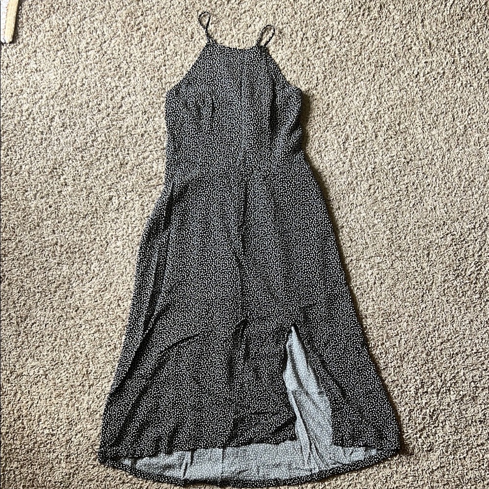 Hollister Black and White High Low Dress